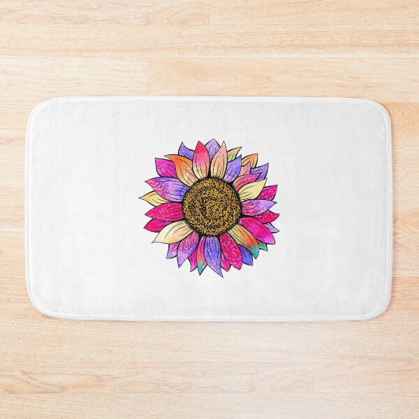 Item preview, Rainbow Sunflowers Inspired By Nature (1) designed and sold by DesignMuchLove.