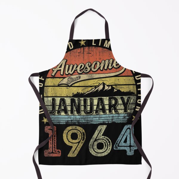 Item preview, 59th Birthday Gift Awesome Since January 1964 59 Year Old designed and sold by Gillian Roystone.