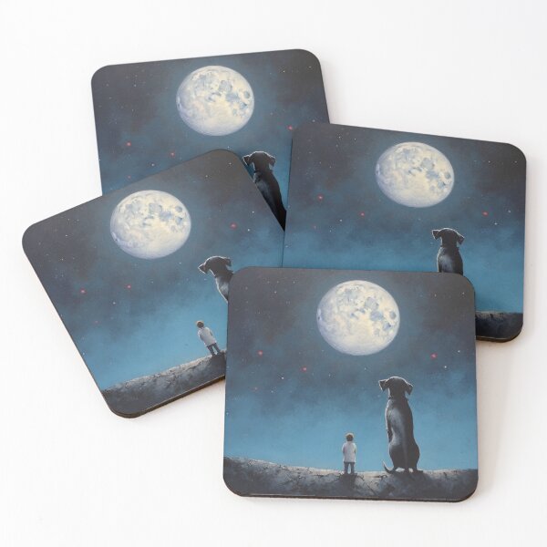 Item preview, Dog Love The Moon designed and sold by harperrjohn.