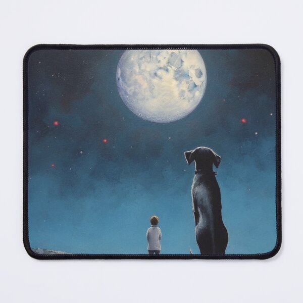Item preview, Dog Love The Moon designed and sold by harperrjohn.