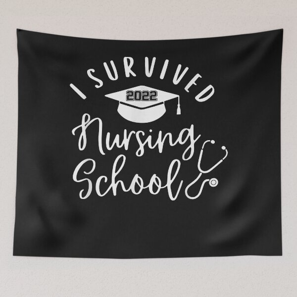 Item preview, I Survived Nursing School Class Of 2022 Graduation Nurse   designed and sold by AmandaCamp32.