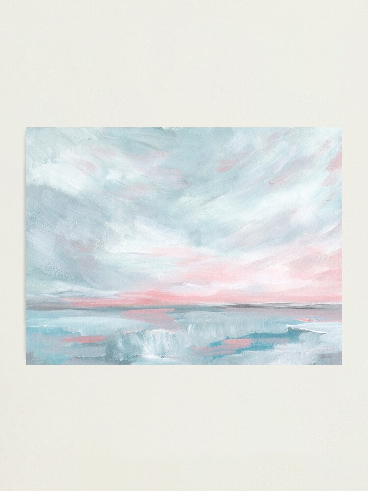 Alternate view of Waves of Change - Stormy Sea Seascape Photographic Print