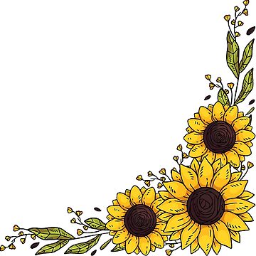 Artwork thumbnail, sunflowers inspired by nature by DesignMuchLove