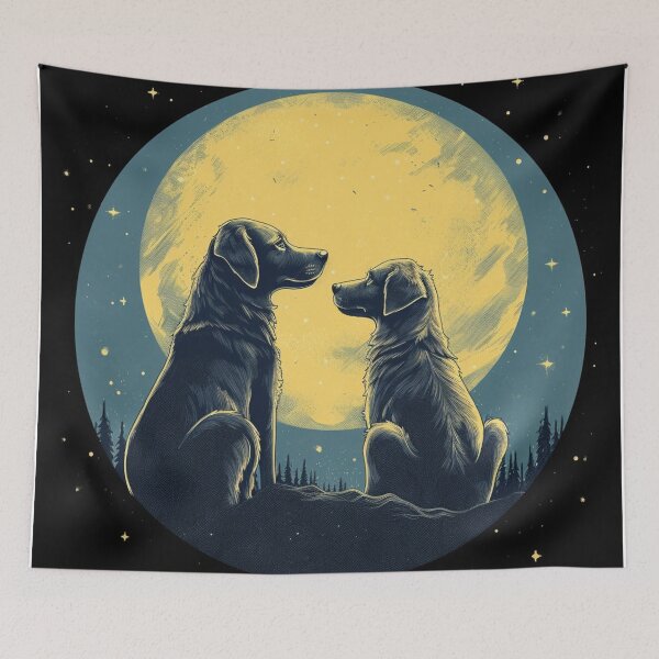 Item preview, Dog Love The Moon designed and sold by harperrjohn.