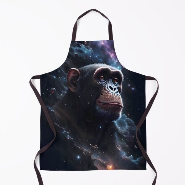 Item preview, Astral Majesty: A Chimpanzee's Journey Through Cosmic Ink designed and sold by byaz3.