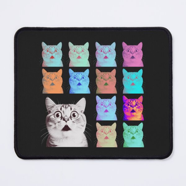 Item preview, Adorable Surprised Cats, Feline Fun, Colorful, Playful and Adorable Cat Illustration designed and sold by iCherryRed.