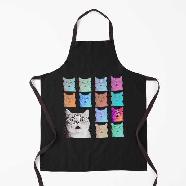 Item preview, Adorable Surprised Cats, Feline Fun, Colorful, Playful and Adorable Cat Illustration designed and sold by iCherryRed.