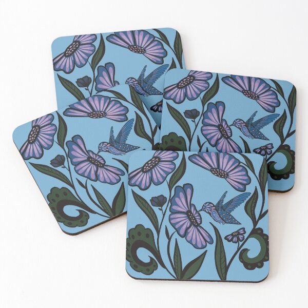 Item preview, Evening Hummingbirds designed and sold by PatternedbySab.