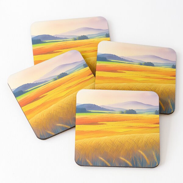 Item preview, Field of Golden Wheat Shimmering in the Sunlight designed and sold by Erika V..