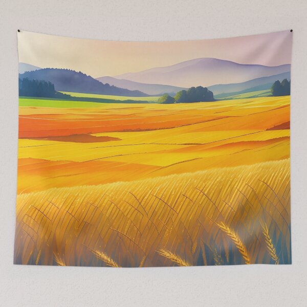 Item preview, Field of Golden Wheat Shimmering in the Sunlight designed and sold by Erika V..