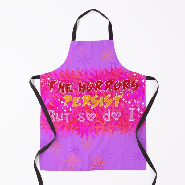 Item preview, The Horrors Persist But So Do I Cute Kawaii Sparkle Pastel Aesthetic designed and sold by Eri-chanArt.