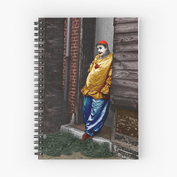 Artikelvorschau, Farbiger Joker-Clown mit traurigem Gesicht im Türrahmen entworfen und verkauft von AllisonOrns.