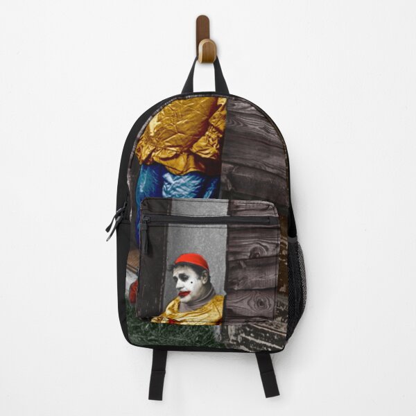 Item preview, Coloured Joker Clown with Sad Face in Doorway   designed and sold by AllisonOrns.