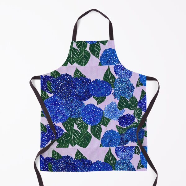 Item preview, Blue hydrangeas on pink designed and sold by Ruth Breen Artwork .
