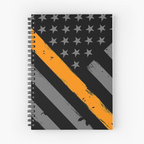 Item preview, Search And Rescue Thin Orange Line American Flag designed and sold by bluelinegear.