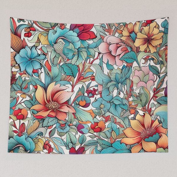 Item preview, Floral cartoon designed and sold by MONDOPLY.