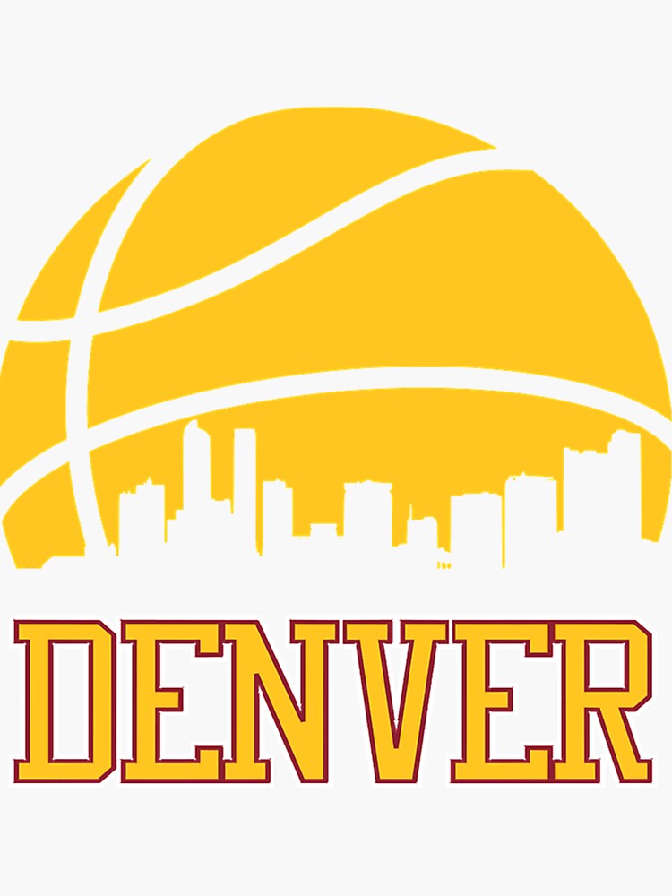 2023 NBA Champions, Denver Nuggets, High Quality Vinyl Stickers