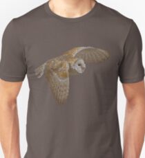 Bubbly Barn Owl Unisex T-Shirt