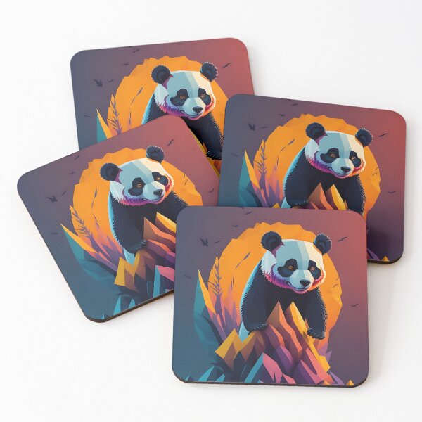 Item preview, Panda sunset designed and sold by Phalong.