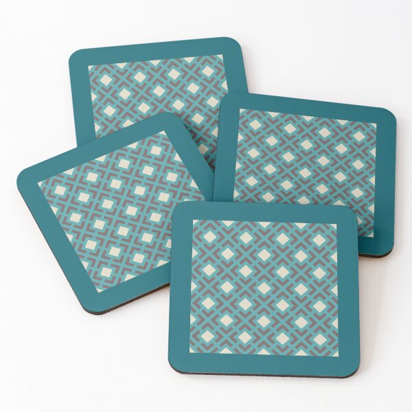 Item preview, Geometric Pattern Diamond Bracket Blue   designed and sold by AnabiaYowell.