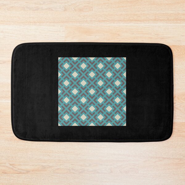 Item preview, Geometric Pattern Diamond Bracket Blue   designed and sold by AnabiaYowell.