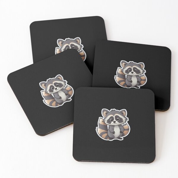 Item preview, Curious Coon - Cartoon Cute Raccoon designed and sold by mdhanim.