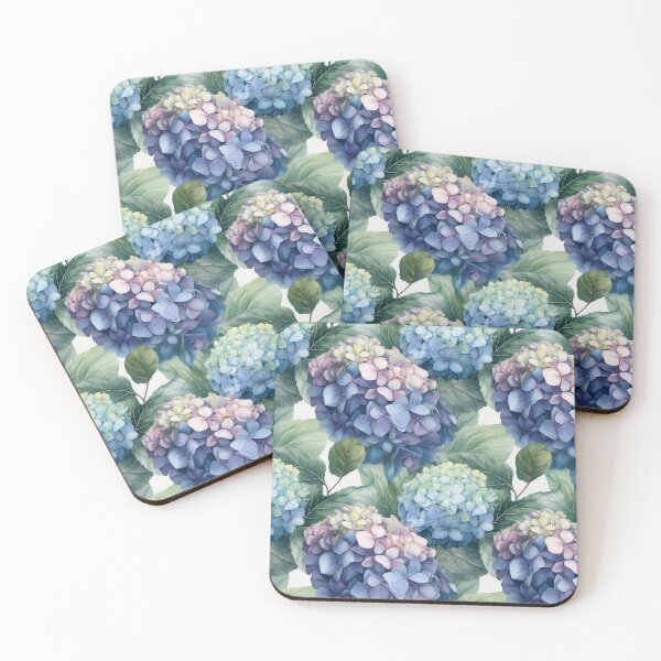 Item preview, Hydrangea (Hortensia) Floral Patterns 11 designed and sold by PixelPastry.