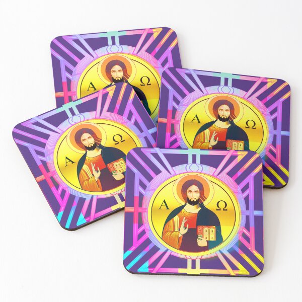 Item preview, Jesus Christ Neo-Icon designed and sold by Sanctum Icons.