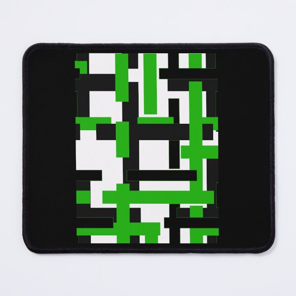 Item preview, green lime black geometric stripe lines   designed and sold by AnabiaYowell.