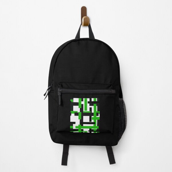 Item preview, green lime black geometric stripe lines designed and sold by AnabiaYowell.