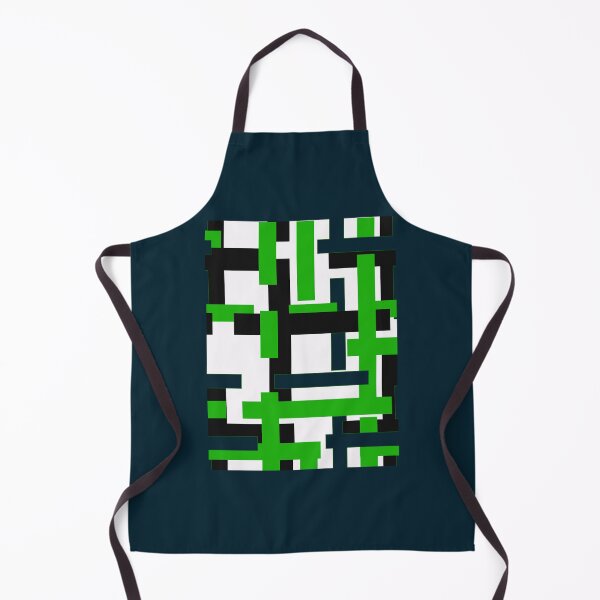 Item preview, green lime black geometric stripe lines designed and sold by AnabiaYowell.