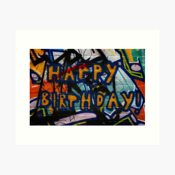 Happy Birthday Art Print