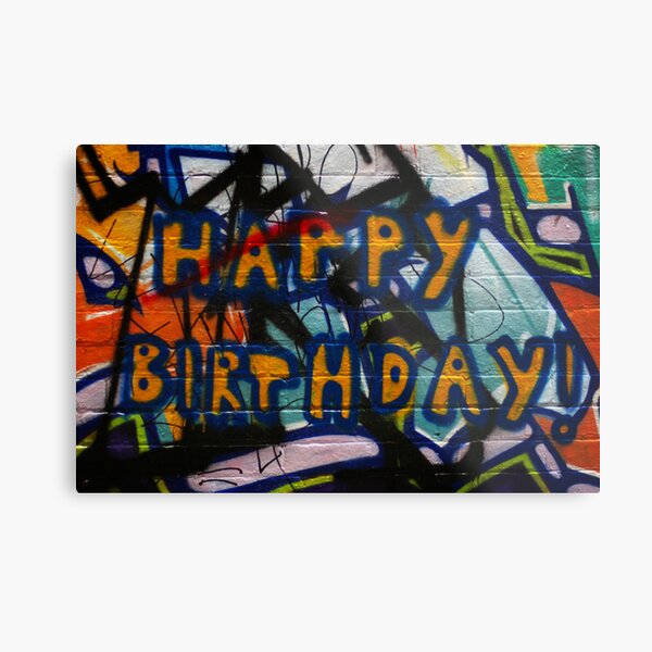 Happy Birthday Metal Print