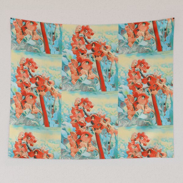 Item preview, Bright Red Bergenia designed and sold by Taina Sohlman.