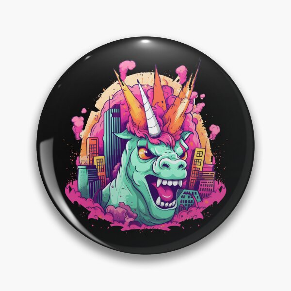 Item preview, Unicorn Angry Destroy The City designed and sold by Chiljonathan.