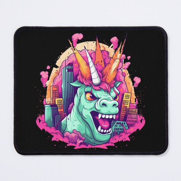 Item preview, Unicorn Angry Destroy The City designed and sold by Chiljonathan.