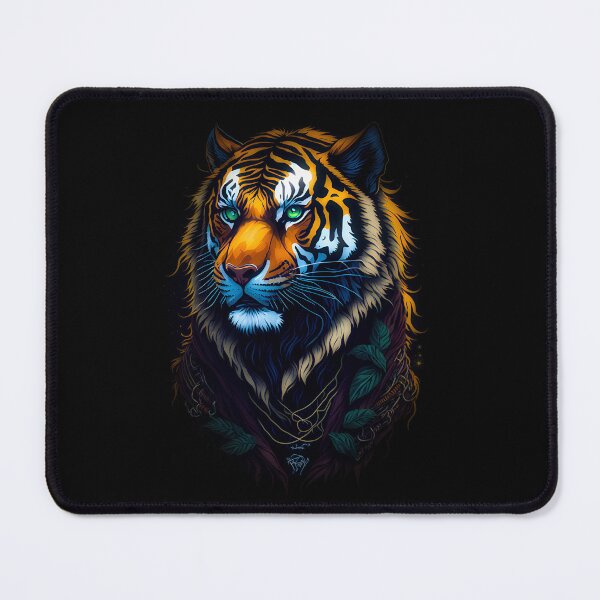 Item preview, Tiger Big Cat Wildlife Druid Painting designed and sold by druidwolfart.