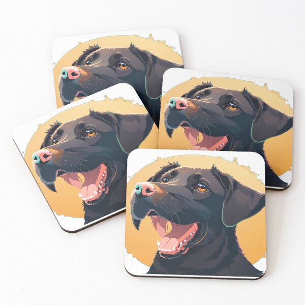 Item preview, Onyx's Radiance: The Unbridled Joy of a Happy Black Labrador designed and sold by meesin-shop.