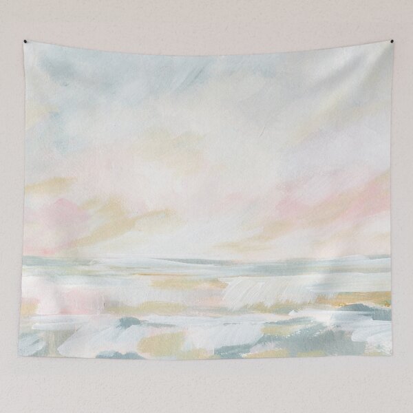 Item preview, Golden Hour - Pastel Seascape designed and sold by KristenLacziArt.