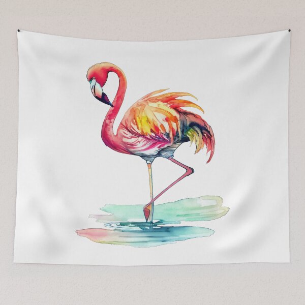 Item preview, Sunny Day Flamingo designed and sold by pocketart2023.
