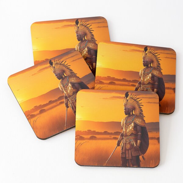 Item preview, African King in Savanna at Sunset designed and sold by Rothnaric.