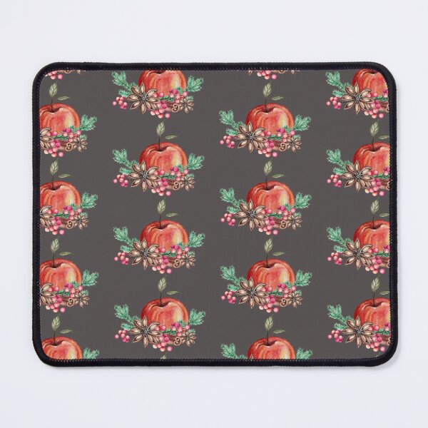 Item preview, Christmas red apple, cinnamon, berries, fir branches for pattern designed and sold by InaDim.