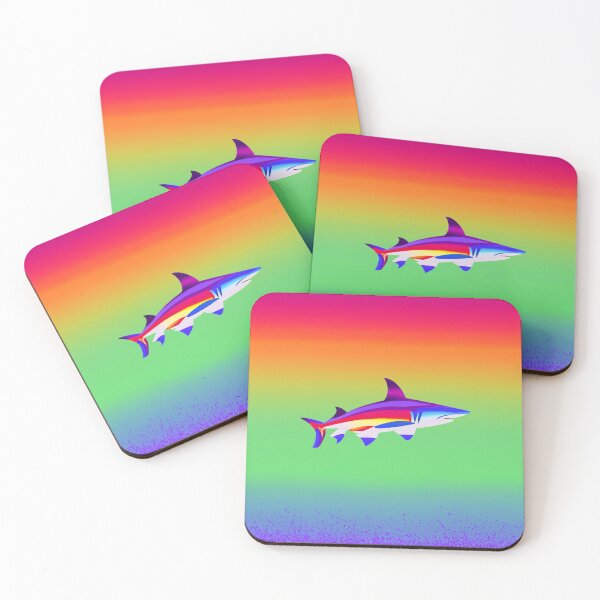 Item preview, Embrace the Depths of Pride: Underwater Pride Shark designed and sold by Dreadfools.