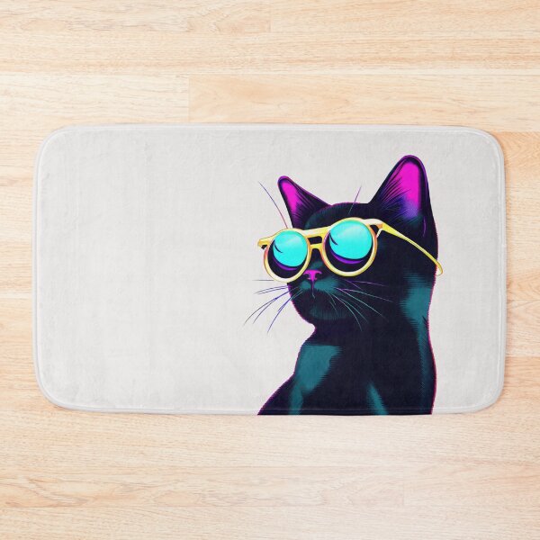 Item preview, Retro Stylish Black Cat designed and sold by pocketart2023.
