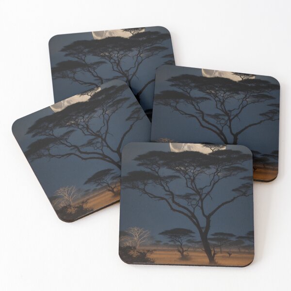 Item preview, Acacia Tree in Moonlight designed and sold by Rothnaric.