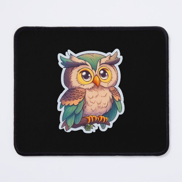 Item preview, Feathers and Fun - Cartoon Cute Owl designed and sold by mdhanim.
