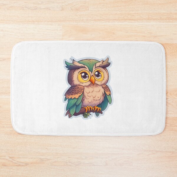 Item preview, Feathers and Fun - Cartoon Cute Owl designed and sold by mdhanim.
