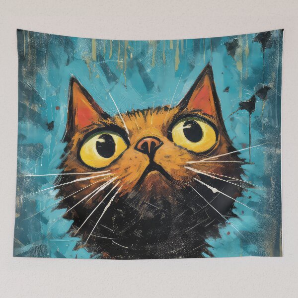 Item preview, Pondering cat designed and sold by Xenthorium.