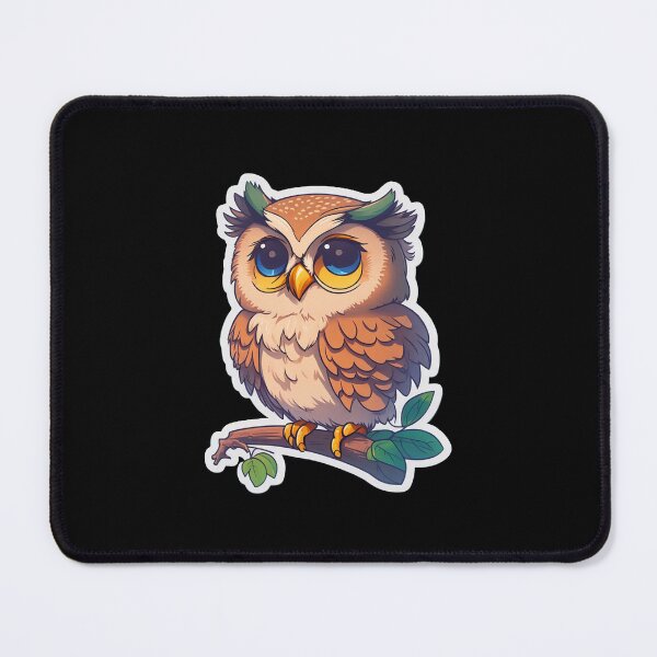 Item preview, Fluffy and Fabulous - Cartoon Cute Owl designed and sold by mdhanim.