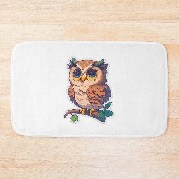 Item preview, Fluffy and Fabulous - Cartoon Cute Owl designed and sold by mdhanim.